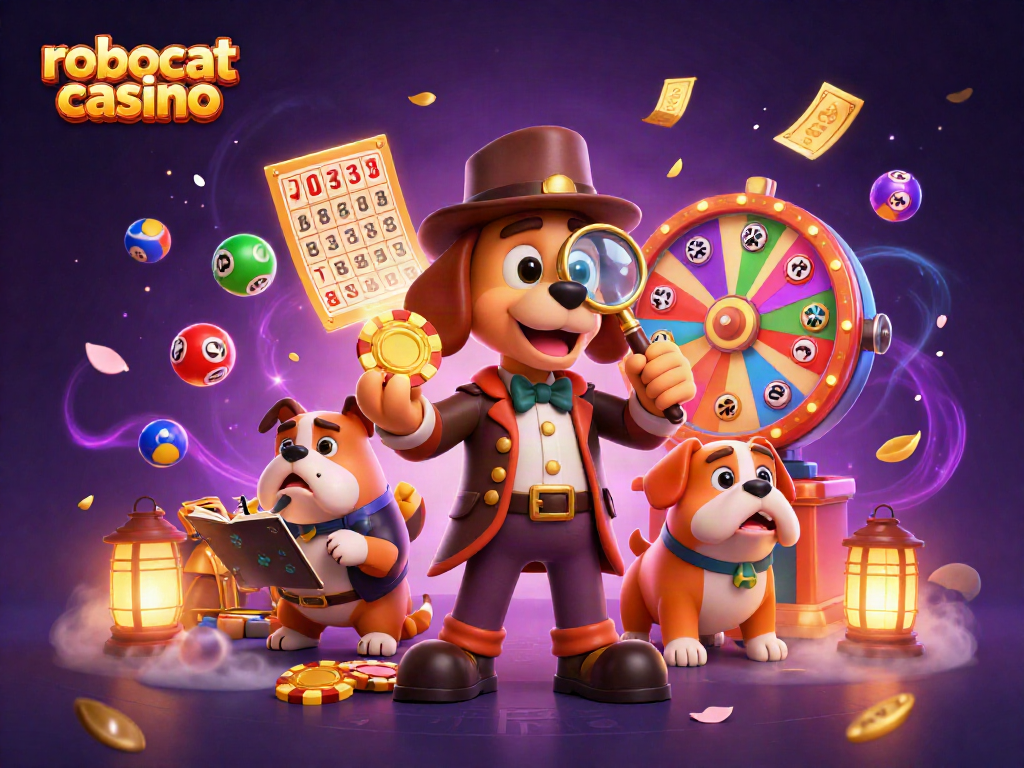 Engage with robocat casino through thrilling games and vibrant animations in this captivating art.